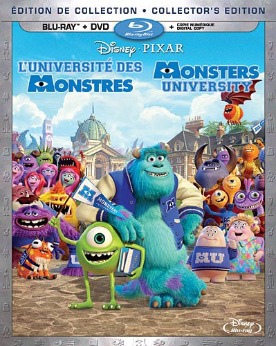 L’Université des Monstres: Édition de collection / Monsters University: Collector's Edition (Bilingual) [Blu-ray + DVD + Digital Copy] [Blu-ray]