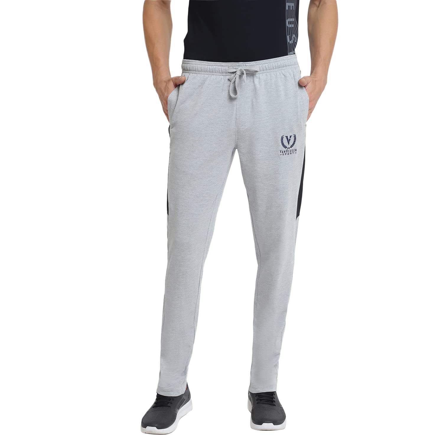 Van Heusen Men's Mid Rise Regular Fit Trackpants
