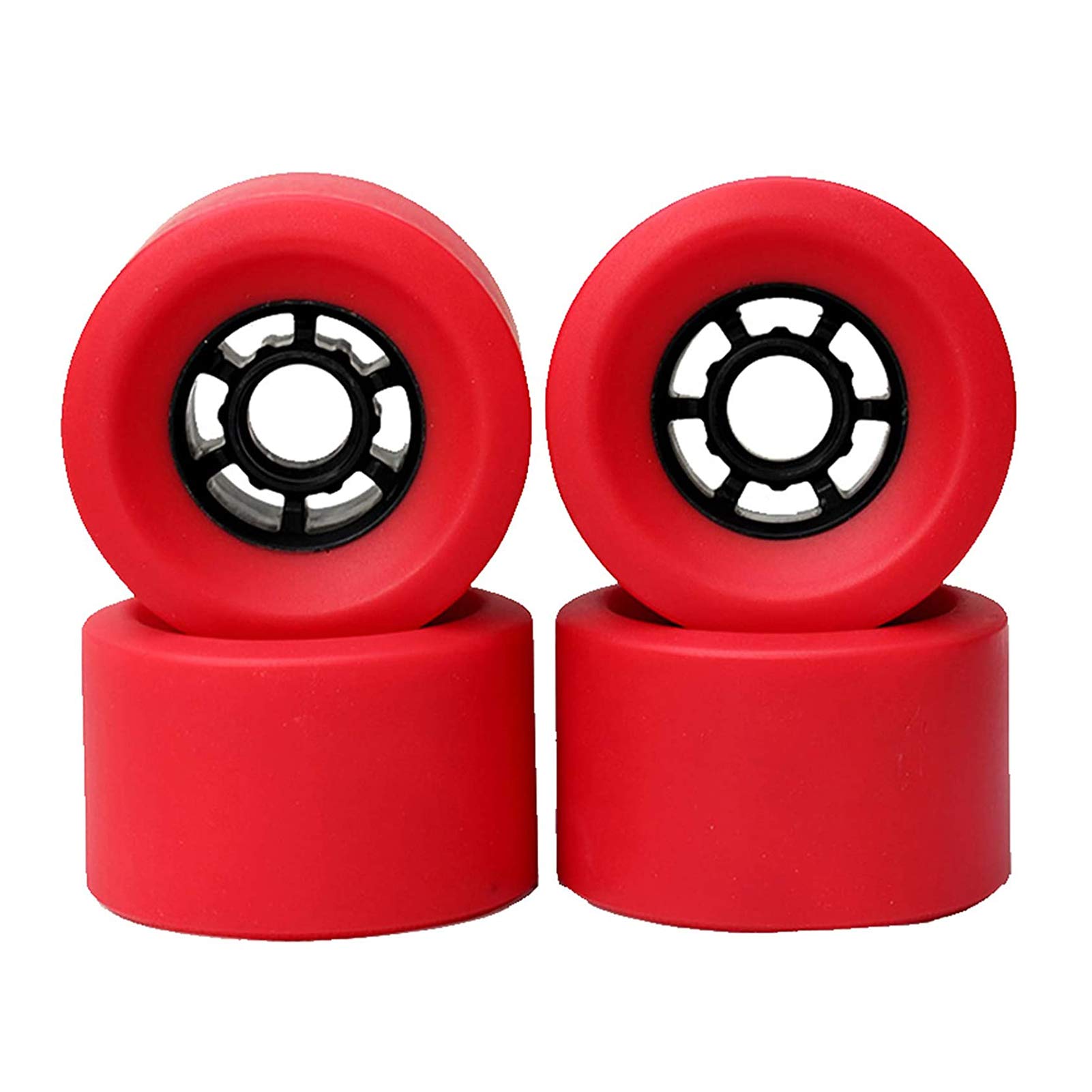Ruedas Monopatin Ruedas de Patineta Eléctrica 83X52 mm 78A Amortiguación Longboard Ruedas Grandes para la Mayoría de Patinetas, Cruceros O Tablas Largas (Paquete de 4),D