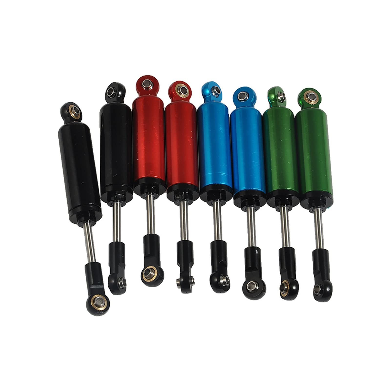 4 szt. Metalowe zawieszenie amortyzatora 90mm wewnętrzny amortyzator sprężynowy, do części gąsienicowych 1:10 Axial SCX10 D90 RC Zdalny amortyzator samochodowy(Blue)
