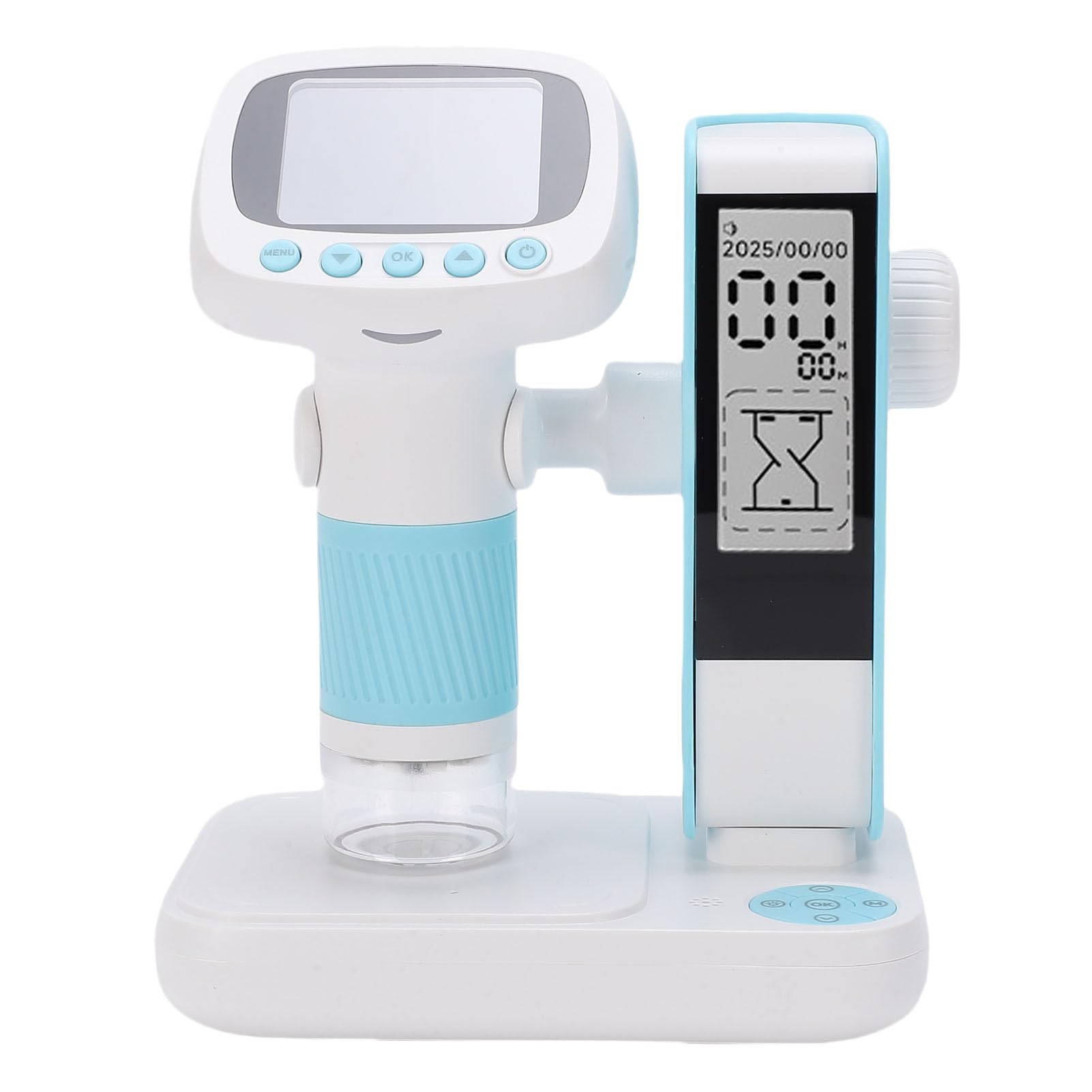 Alomejor Microscopio Infantil con Cámara, Pantalla de 2 Pulgadas y