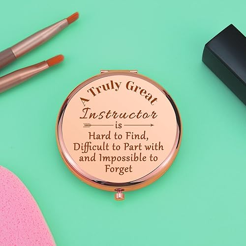 Miniatura 5 de Regalo de agradecimiento para instructores, espejo de maquillaje compacto para instructores, regalos de estudiantes instructores, regalos para