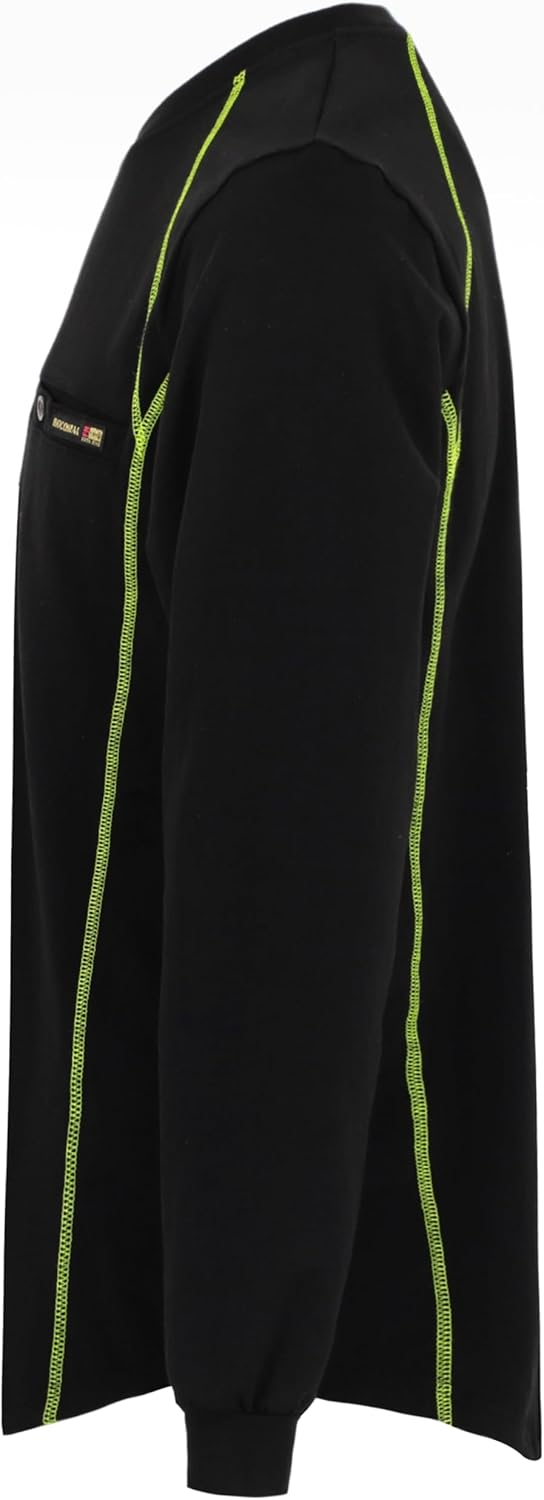 BOCOMAL FR Shirts for Men Melt Pocket Lightweight Crew T-Shirt NFPA2112/CAT2 Fire Resistant Work Shirt - Image 5