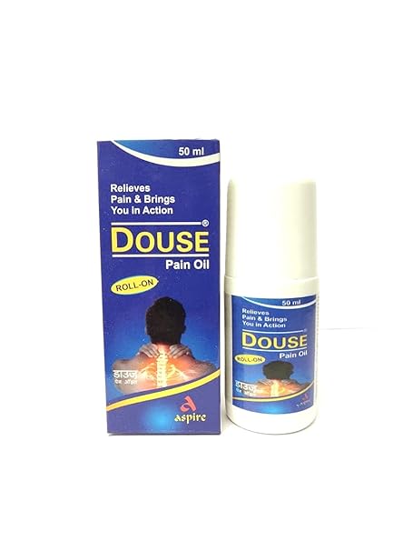 Douse Pain Oil Roll On, Relieves Pain & Brings You in Action, 50ml(Pack of 3)