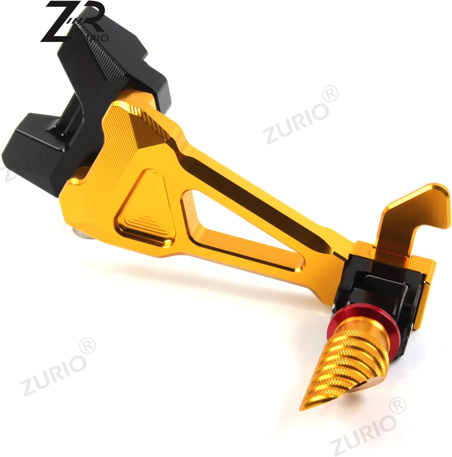 CNC Rear Footrests Foot Pegs Rests Pedal Compatible with Yamaha YZF R6 YZF-R6 2006-2016, Gold