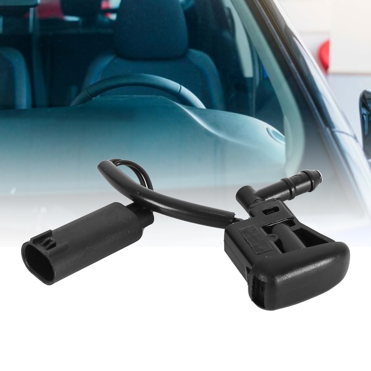 2er-Pack 61667056731 Scheibenwaschdüsen – 2-poliger Sprühstrahlersatz für Serie Z4 X5 E53 E81 E82 E83 E85 E87