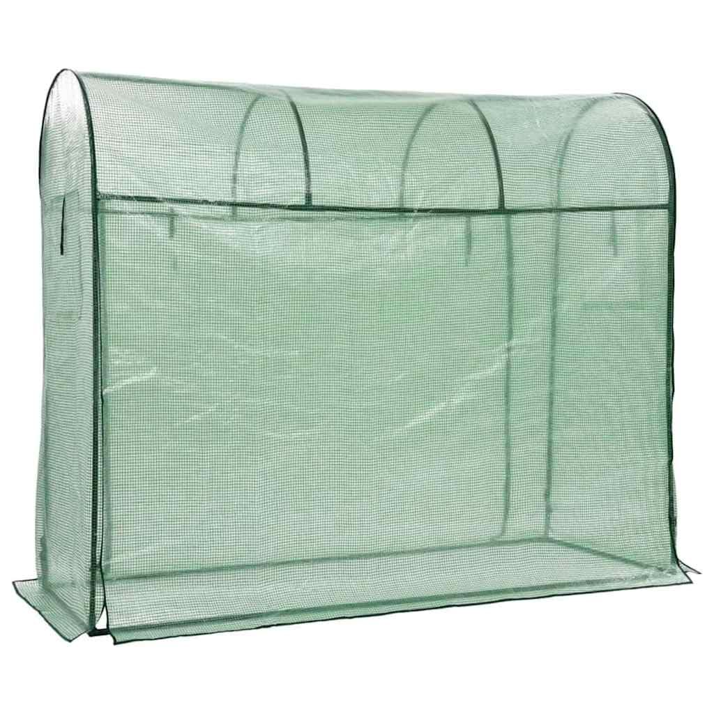 Invernadero túnel 200x80x170 cm con puerta con cremallera, estructura de acero recubierta de polvo y cubierta rip-Stop para plantas, fácil de montar y mover
