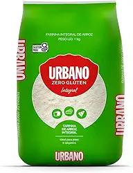 Urbano, Farinha de Arroz Integral, Zero Glúten - 1kg