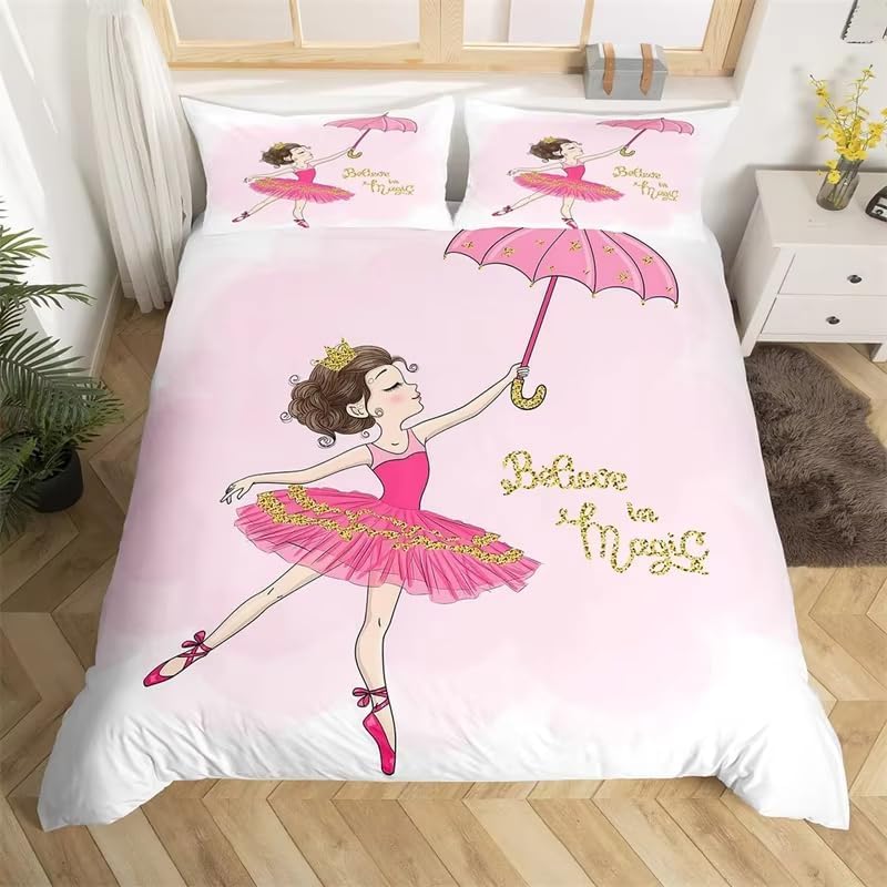 Parure de lit 2 personnes danse 240x260 pour une chambre parentale cocooning doux