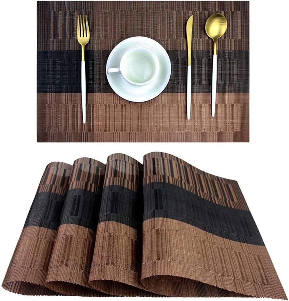 Placemats Table Mats Kitchen Supplies Dinner Plate Mats Western Food Placemats Home Party Decorations(E)
