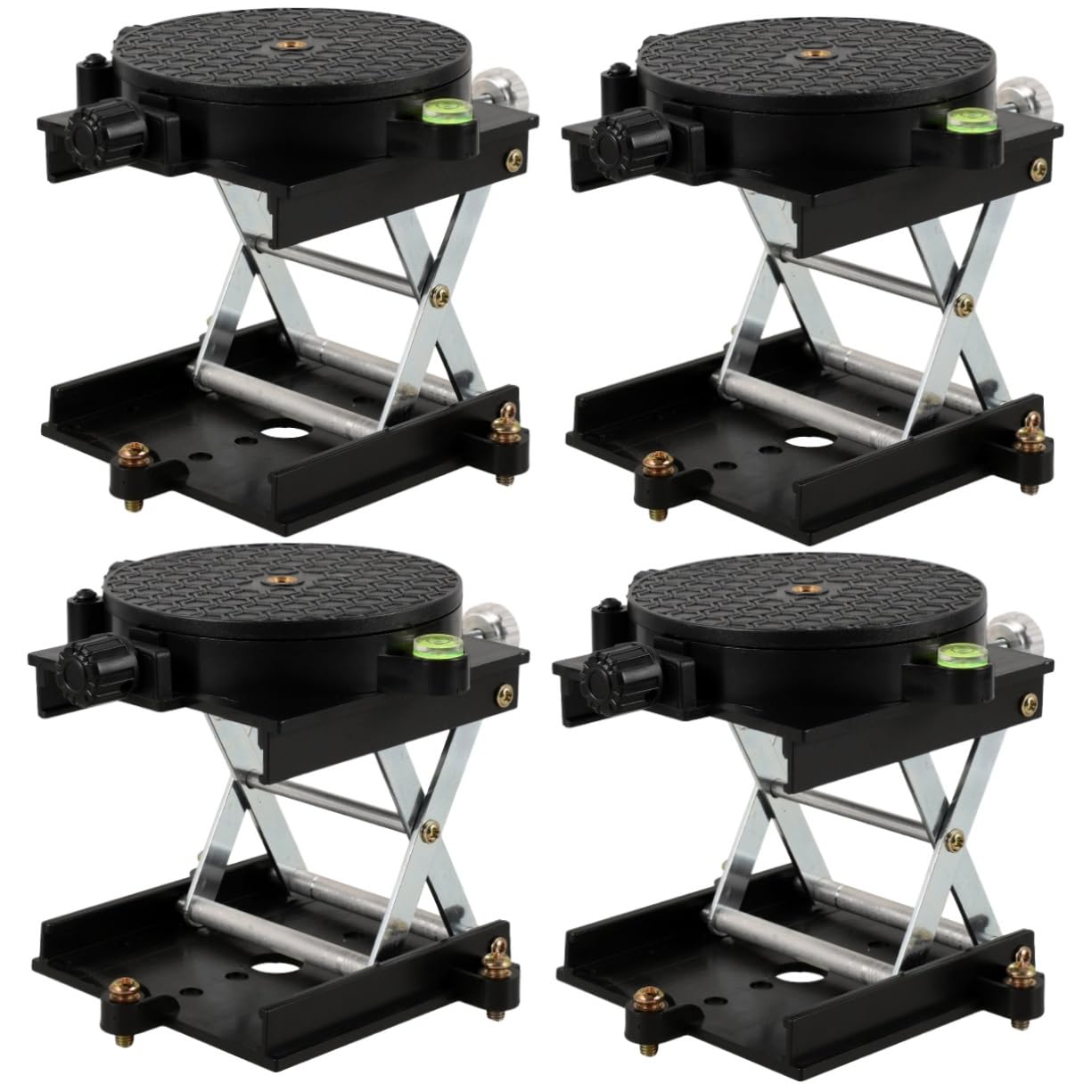 jojofuny 4piezas Soporte Elevador De Tijera Ajustable Para De Anti Mediciones Científicas y Versátiles