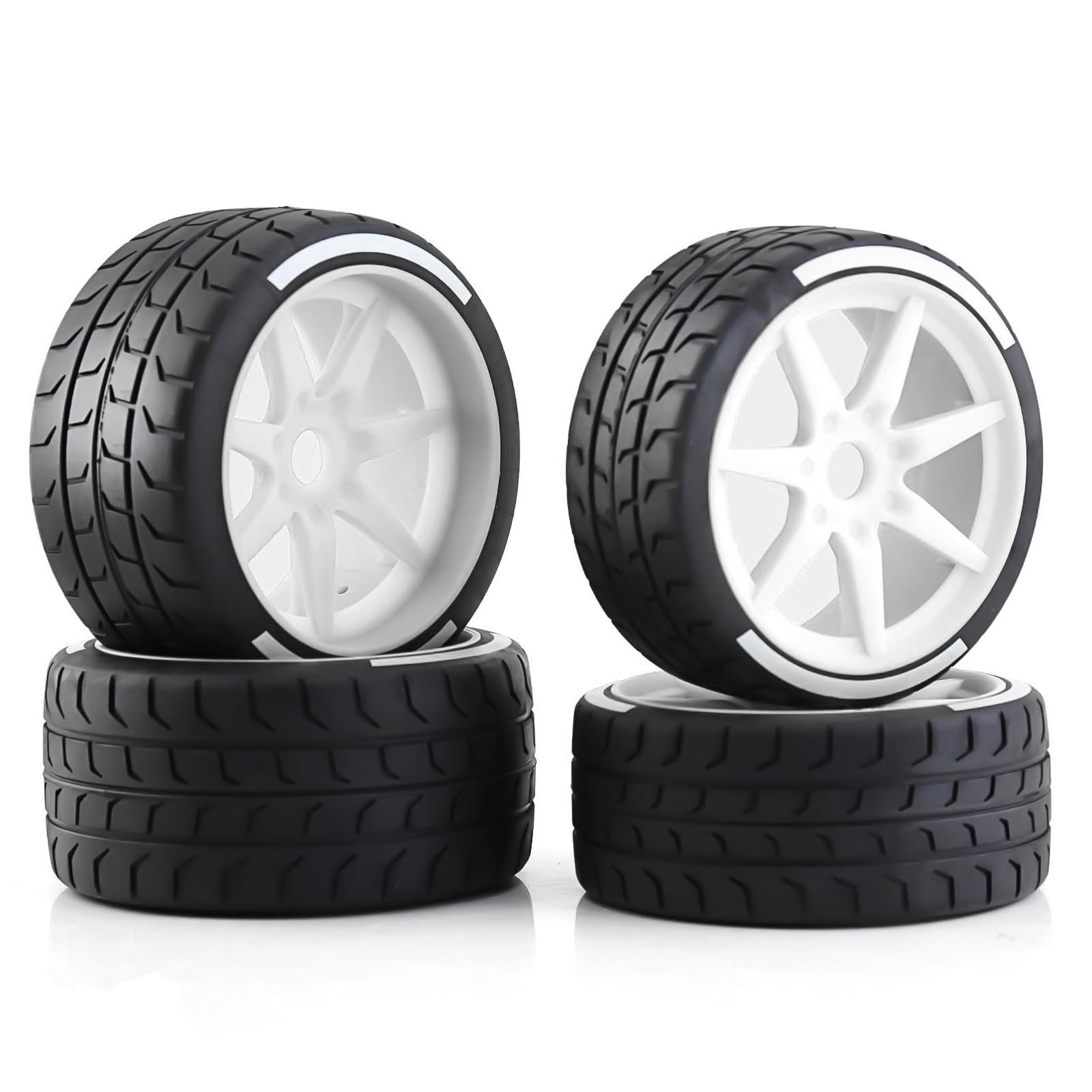 Pepisky 4pcs Remote Control Tes 53108 43102mm 17mm Wheel Hex Replacement for ARMA 17 felony FSR model GT Remote Control Car Upgrade Parts