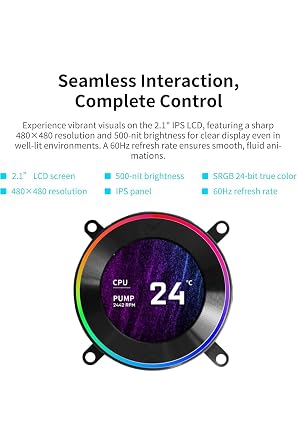Lian Li HydroShift II LCD-C 360TL Kontrolcü Dahil Sıvı Soğutucu Beyaz 360mm
