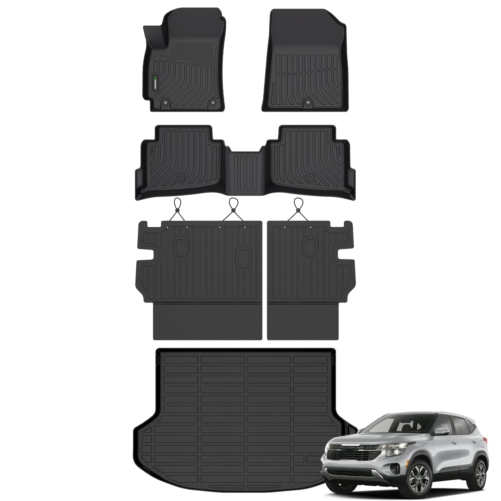 ANBINGO TPE Floor Mats & Cargo Liner (Seltos)