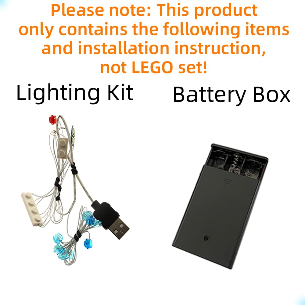 GEAMENT Oświetlenie LED Kompatybilne z LEGO BD-1™ 75335 Model do Składania Klocków (Zestaw Modeli Niezawarty)