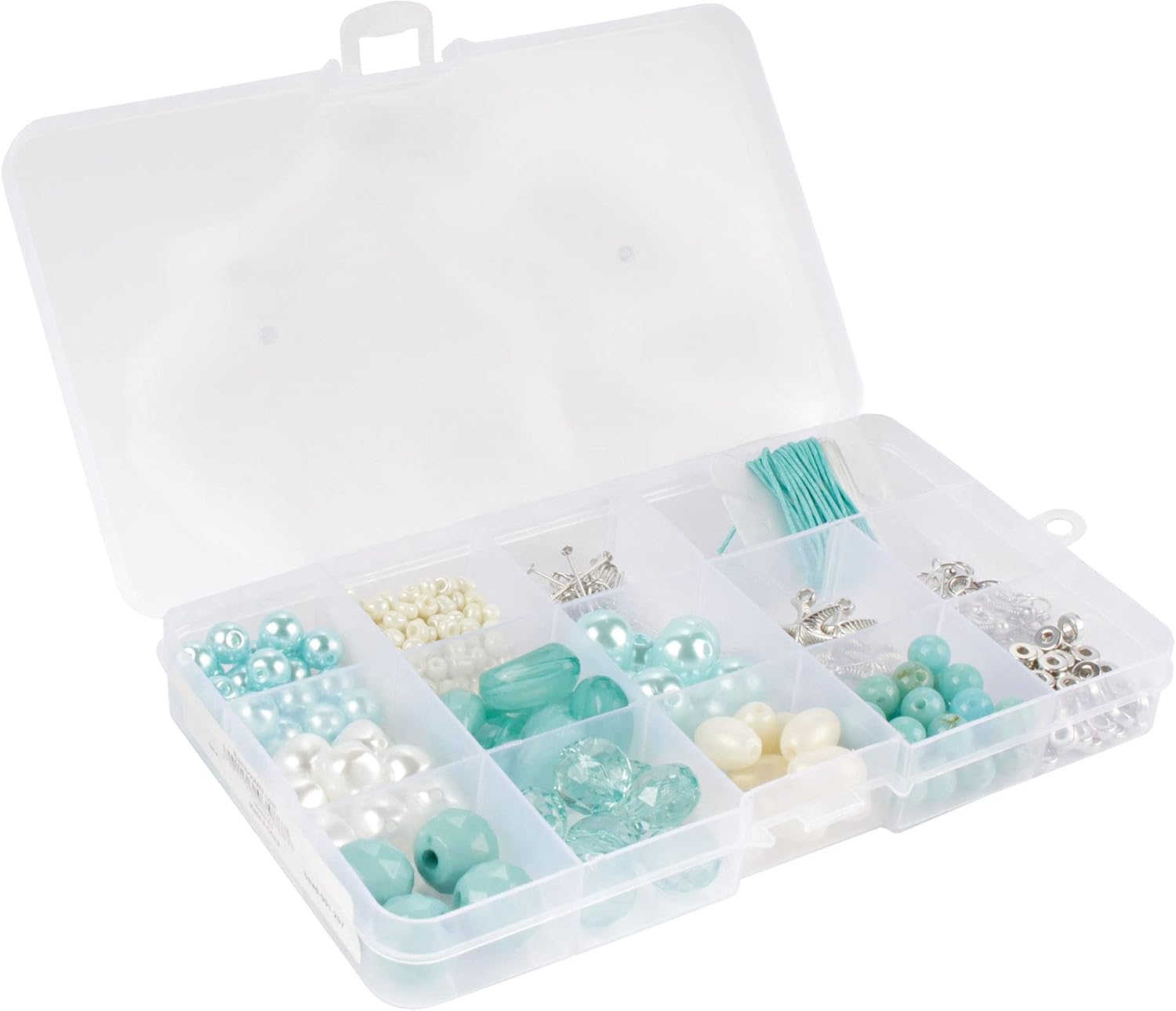 BambooMN JubileeYarn Bead Kit - Assortment 207, Seafoam Starfish - 600pcs