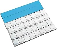 carleef 48PCS 0.25oz Self-Adhesive Wheel Weights for Cars SUVs Trucks - Lead-Free Balancing Kit, Rust-Resistant