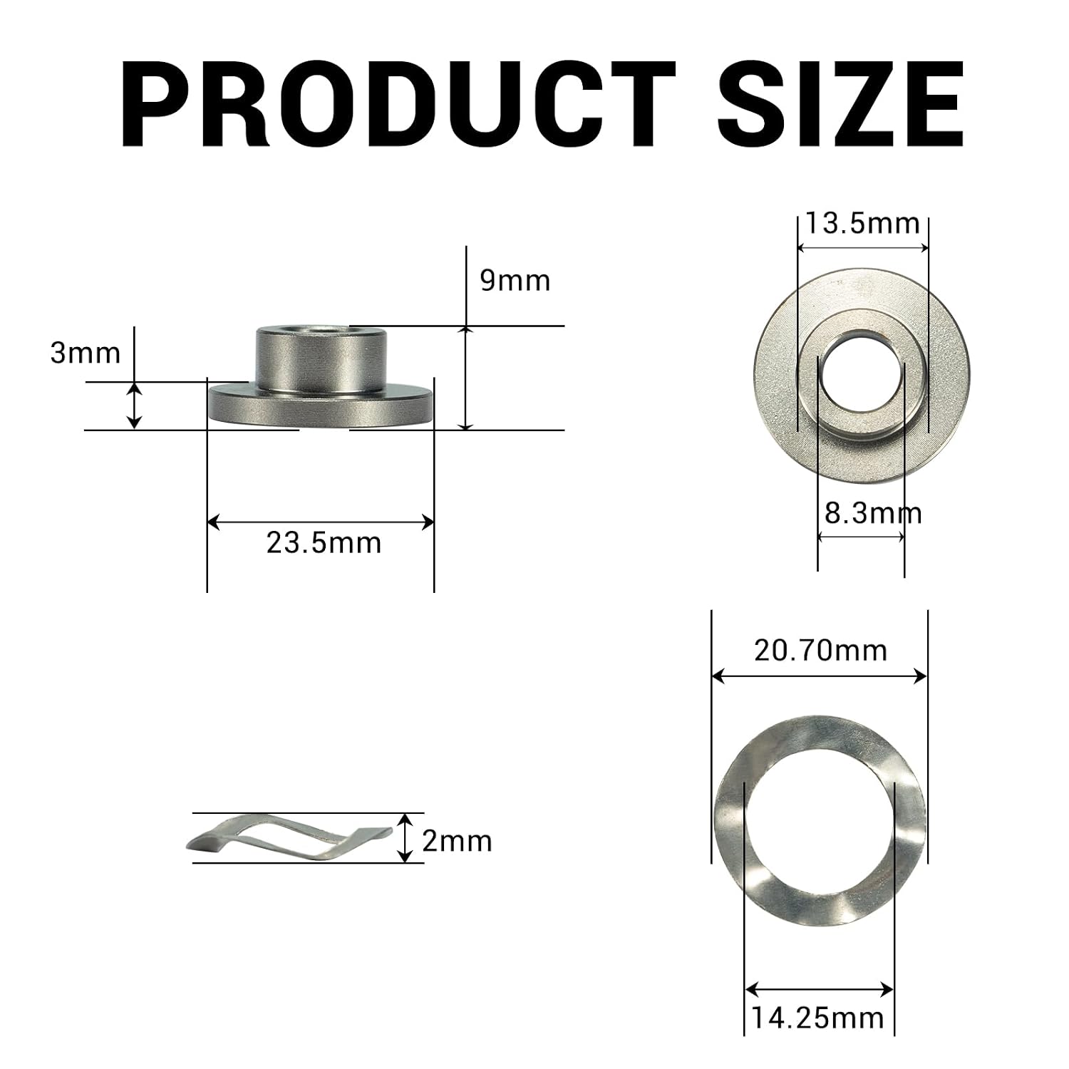 10PCS Screws Front Disc Brake Rotor M8 Hardware Bolts and Washers Compatile with Harley Davidson Touring CVO Road Glide,Electra Glide Low,Road King,Street Glide,Ultra Limited Low