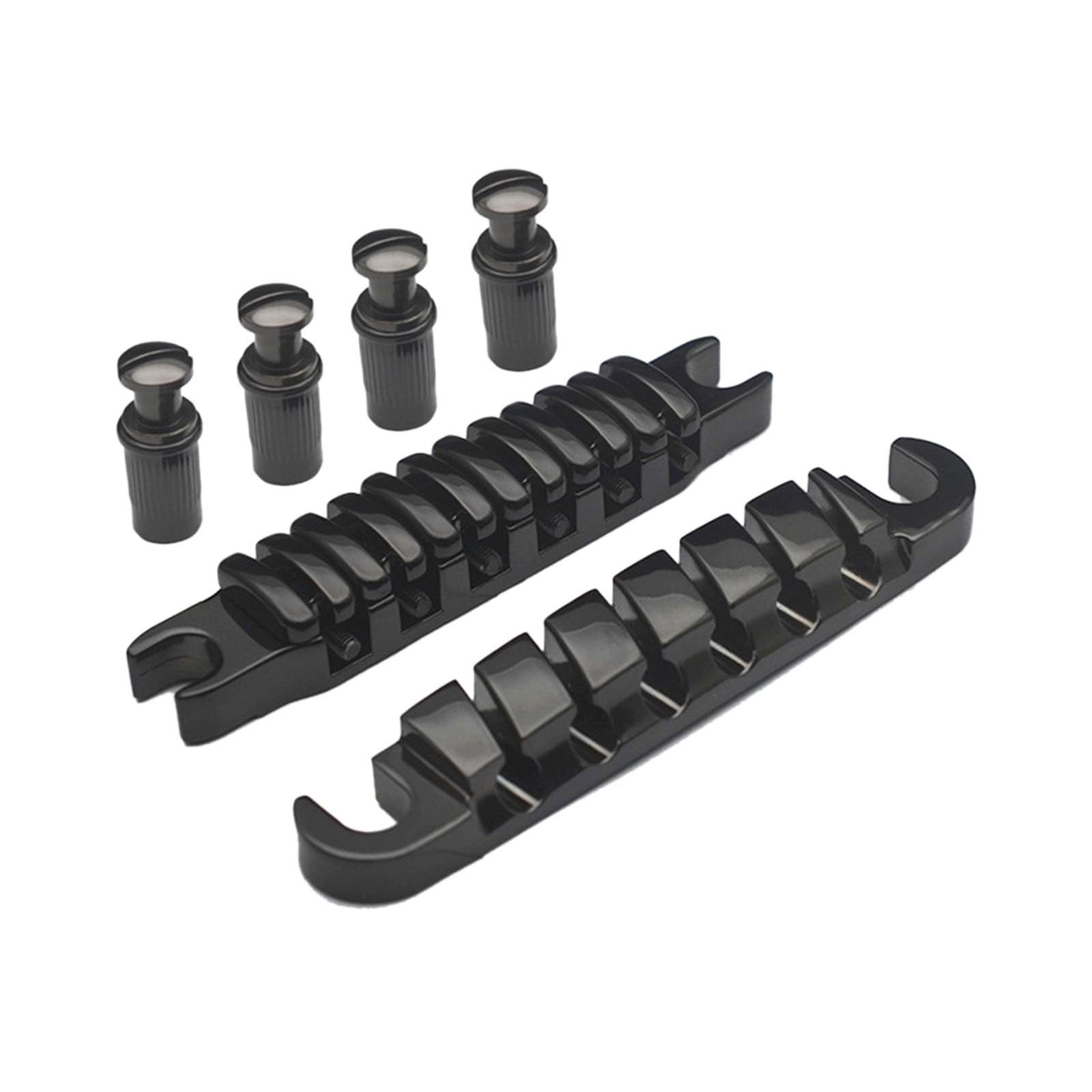 Ponte per chitarra elettrica Split Chitarra Ponte Cordiera Selle Individuali Per 6 Corde Chitarre Elettriche Parti di Ricambio