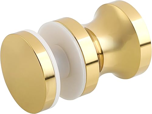 Alise Manija de puerta de ducha, perilla para puertas corredizas de ducha, pomos de acero inoxidable sólido SUS304, piezas de repuesto de hardware