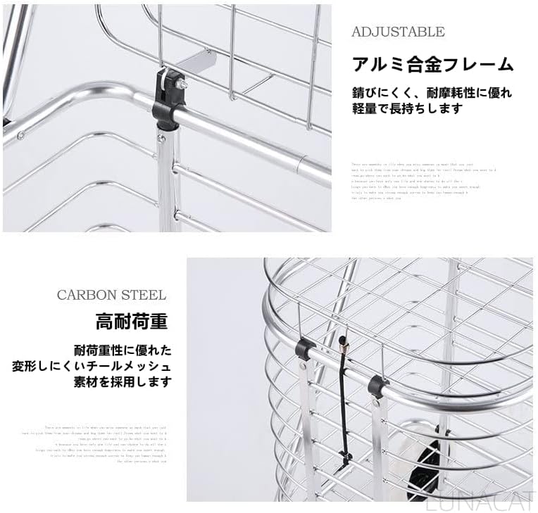 ショピングカート 買い物カート 360°回転 折りたたみ アルミ製 軽量 静音 家庭用 大容量 荷物運ぶ