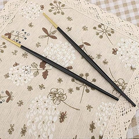 Palillos de acero inoxidable reutilizables para comer Cover