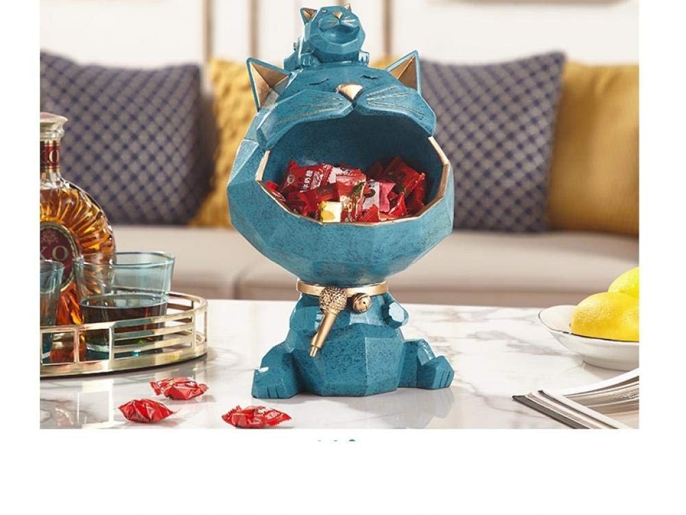 Statue Dekoration Statue Skulptur Ornamente Statuen Katze Dekoration Nordic Home Wohnzimmer Couchtisch Desktop Crafts Lucky Entrance Box Neuheit Geschenk