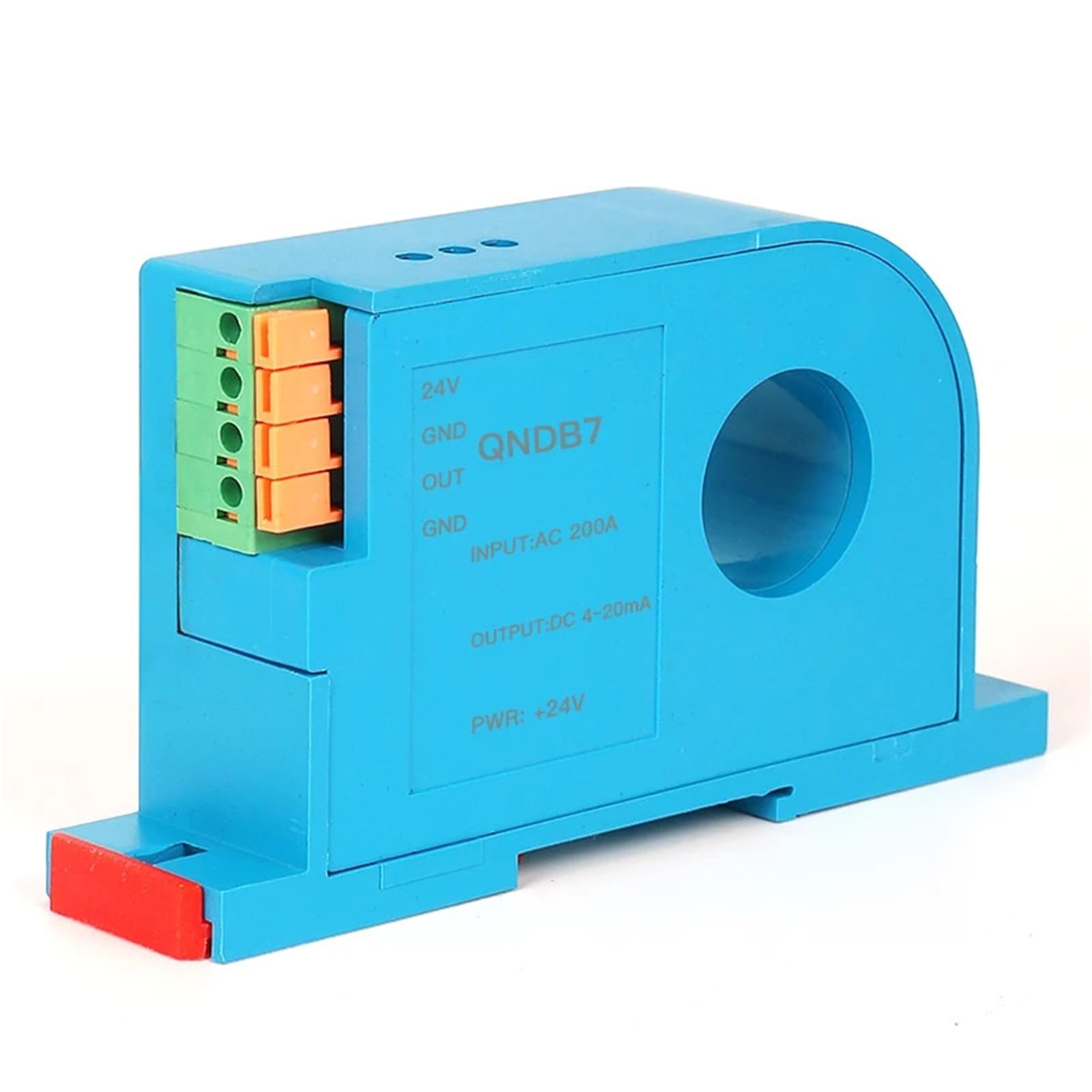Transmisor de corriente 4 20 mA QNDB7 de CA 0 a 10A para monitoreo de sensor industrial 5