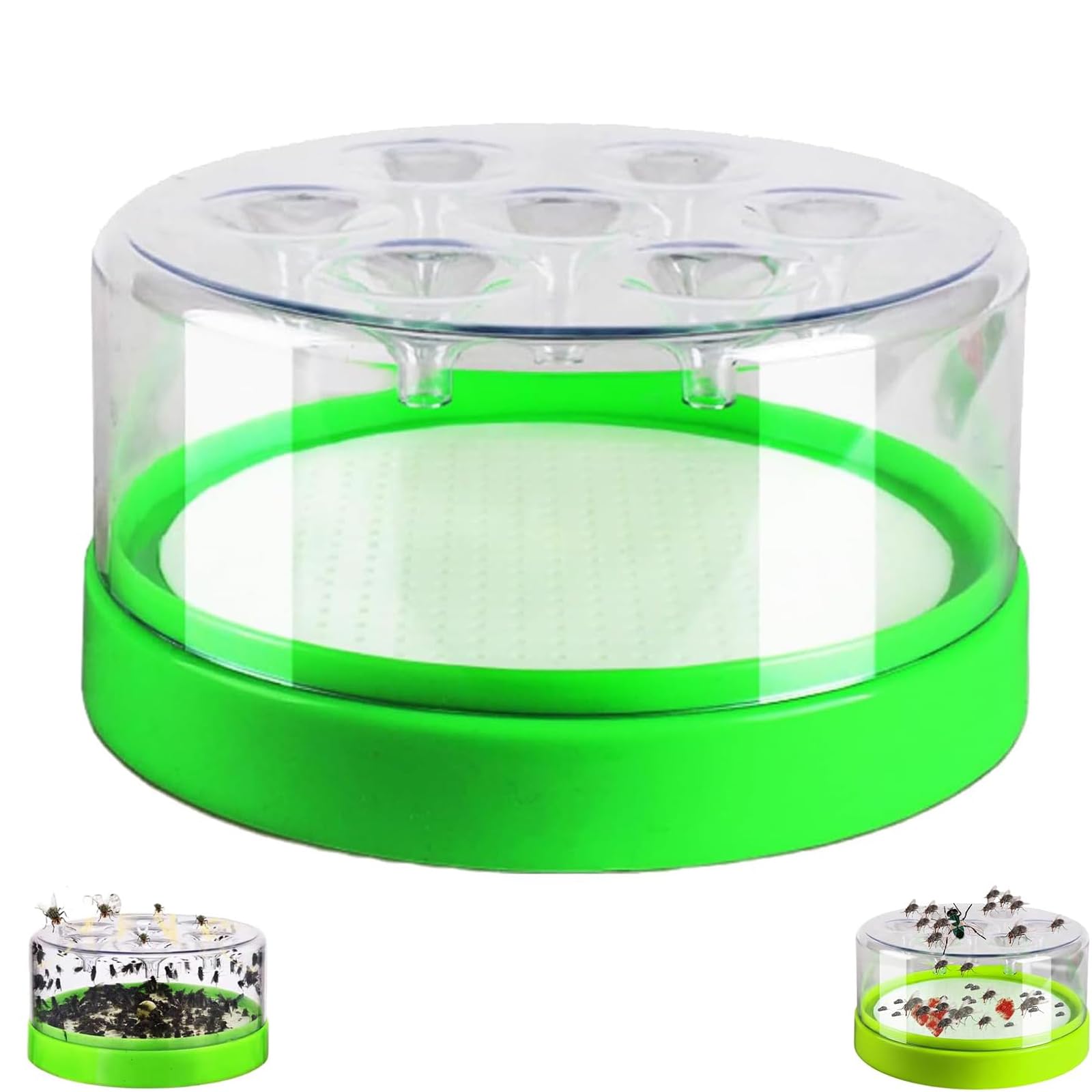 Reusable Non-electric Fly Trap, Funnel One-Way Entry Fly Catcher (1PCS)