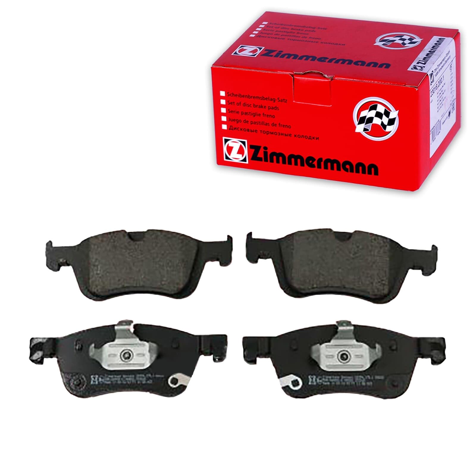 ZIMMERMANN Kit pastiglie freni Anteriore Con contatto segnalazione usura 26594.175.1 Compatibilità con RENAULT Kangoo 3 Box Body/MPV Kangoo 3 MPV, NISSAN Qashqai III J12, DACIA Duster III P1310 | Compatibile con: MERCEDES-BENZ CITAN Kasten/Großraumlimousi