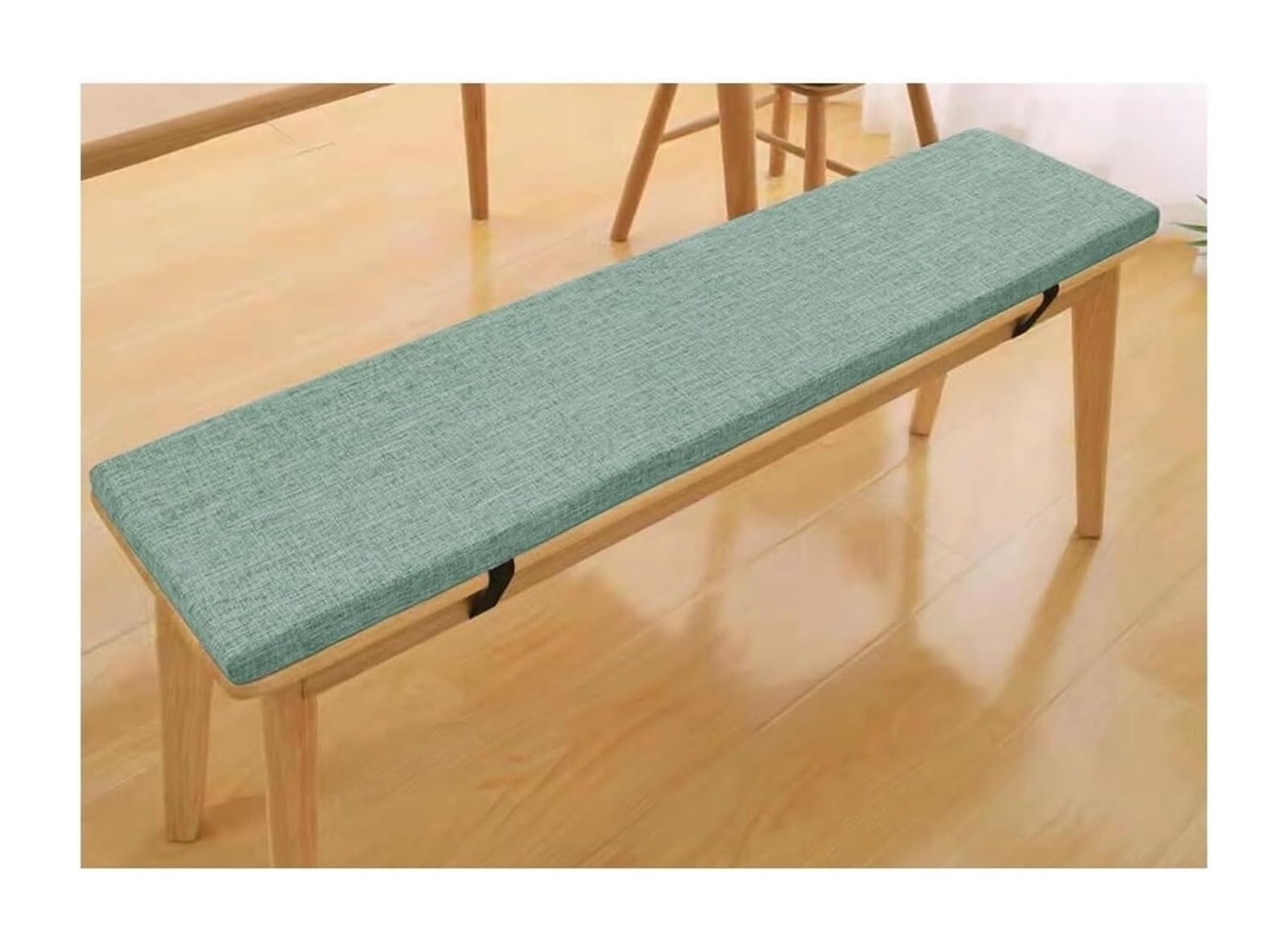 Cojín para asiento de exterior impermeable de 190 x 50 x 3 cm funda extraíble para sofá de patio