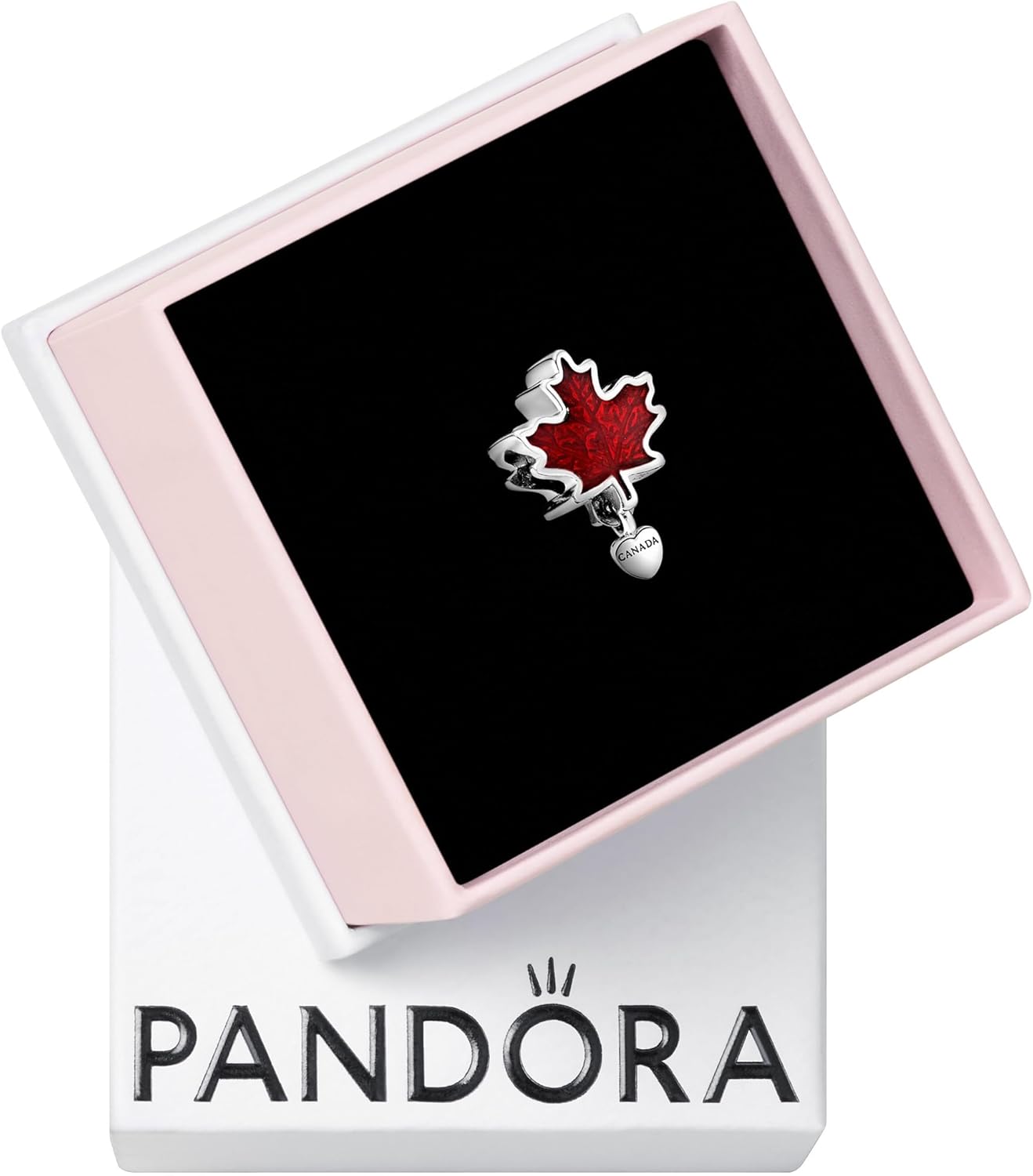 PANDORA Canada Red Maple Leaf Charm Compatible Liberia Ubuy