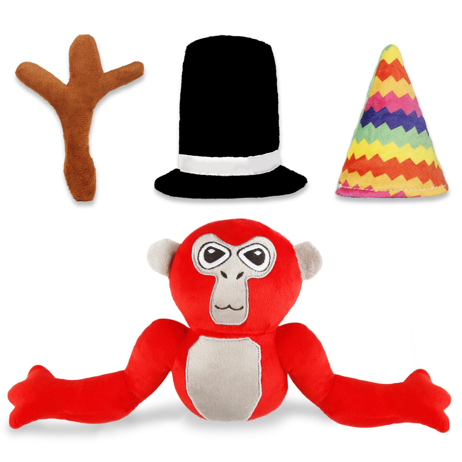 P3 Gorilla Plush Toy, Stuffed Animal Monkey Plushie Stuffed Plush Throw Pillow Doll Monkey Toy Plush Fans Birthday Christmas Playtime Collectibles Ideal Game Enthusiasts Desktop Decor Sleeping Gift