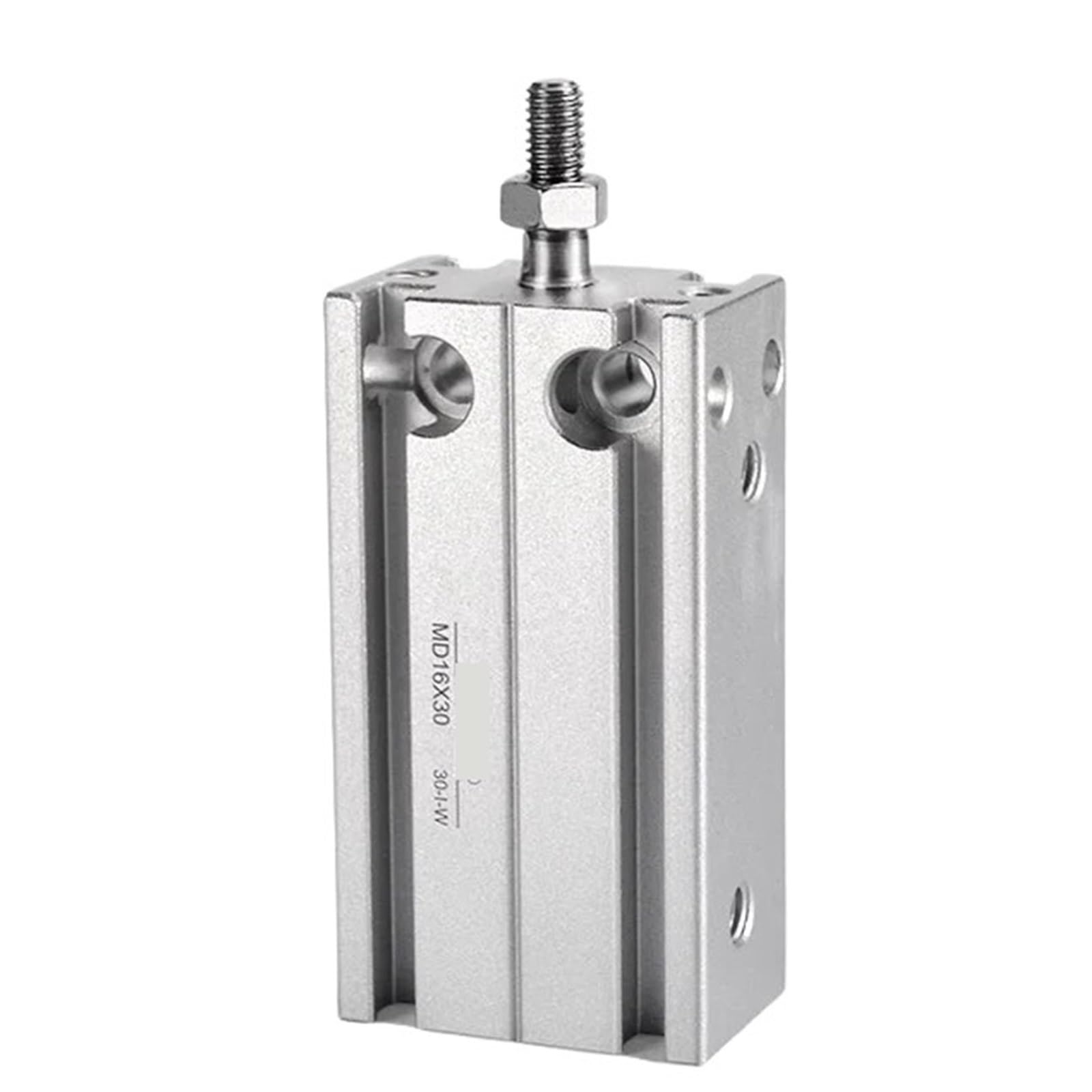 Cilindro neumático de carrera corta MD16X25S intercambiable con la gama MD16