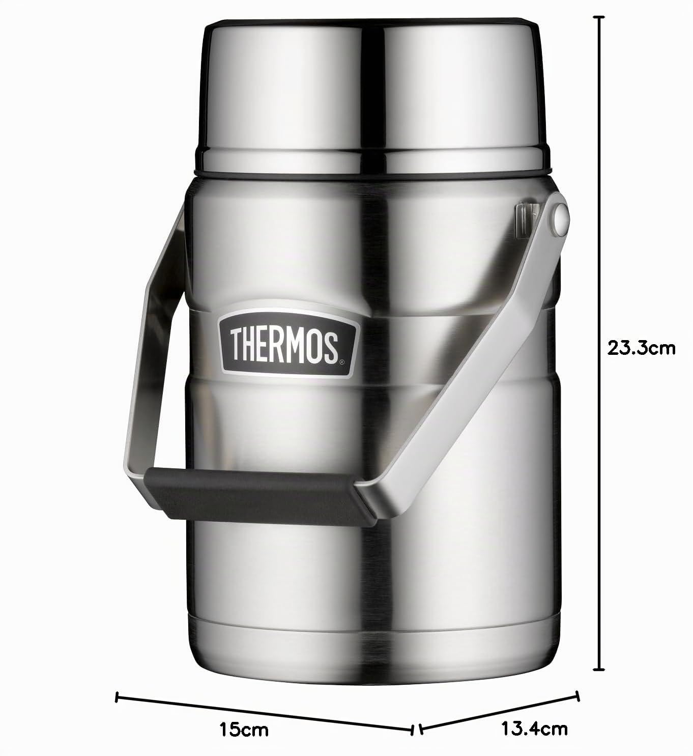 Thermos Récipient à nourriture, Acier Inoxydable Mat, 1,2 Liter