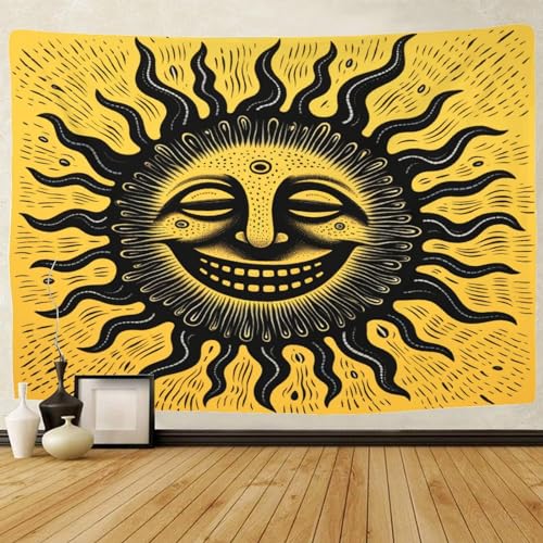 Tapisserie art mural textile 3D Dimanche grand format décoration chambre