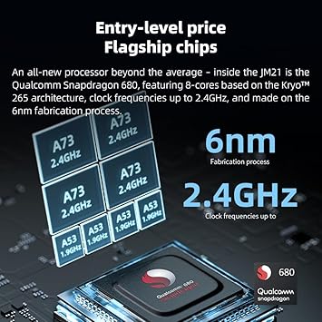 JadeAudio /FiiO JM21 Android 13 Yüksek Çözünürlüklü Müzik Çalar MP3 Snapdragon 680, Bluetooth WiFi USB DAC 12.5H Çalma Süresi (3+32g Siyah)