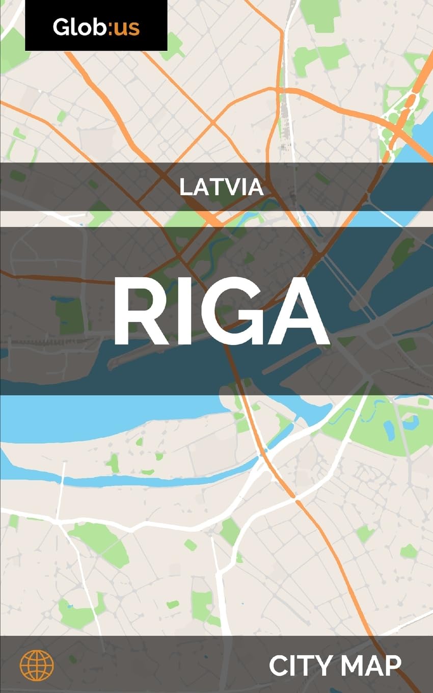 Riga, Latvia - City Map