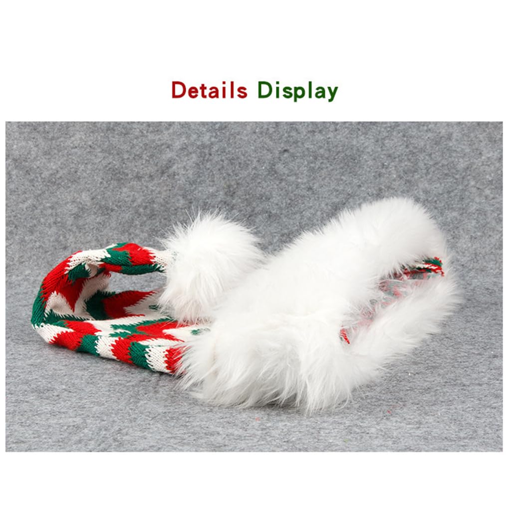 Gorras de Papá Noel, gorro de Navidad de invierno, transpirable, agradable a la piel, sombreros de Navidad a rayas, unisex, para adultos, rojo y verde