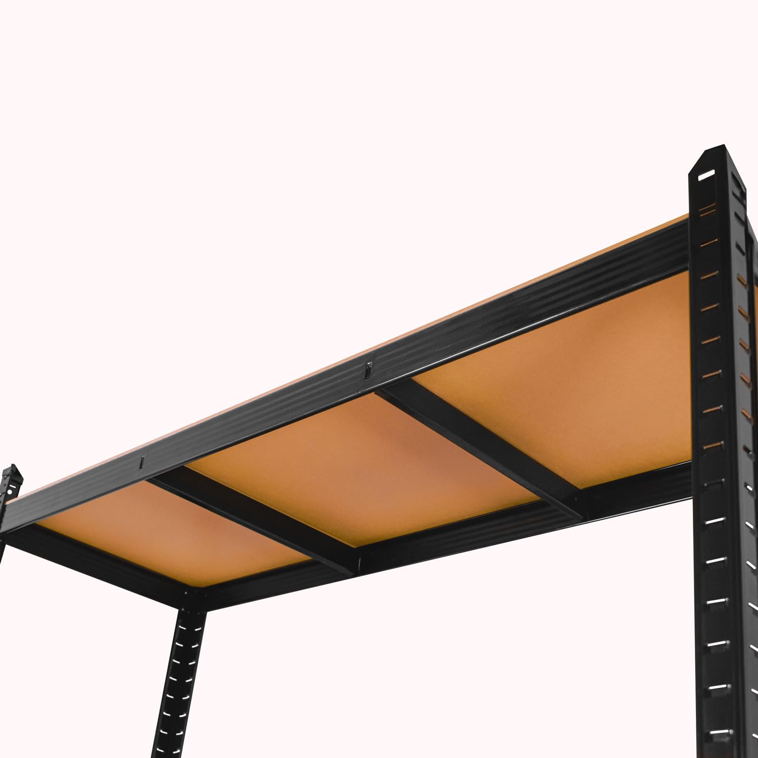 BOUDECH Brace 120 Étagère à charges lourdes en métal et MDF avec 5 étagères réglables 180 x 120 x 40 cm