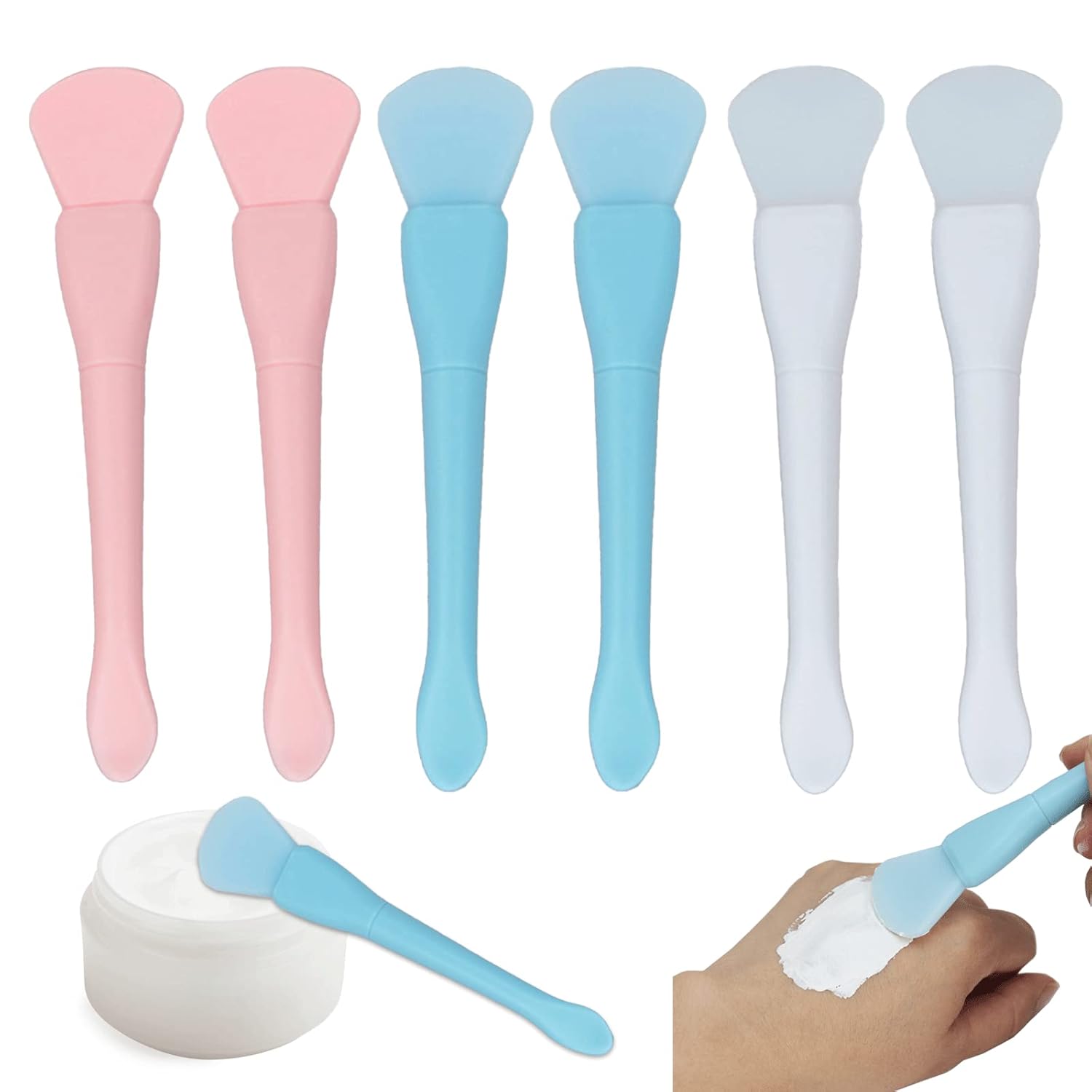 6PCS Face Mask Brush & Face Mask Applicator Silicone
