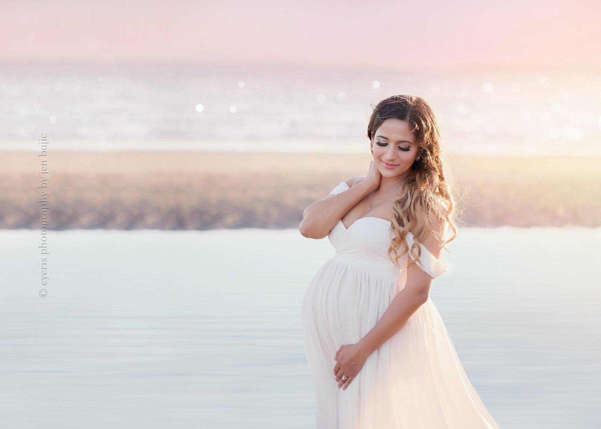 Daysskk Robe de Grossesse Photographie Robe Femme Enceinte Shooting Photo Vêtement Maternité S-XL