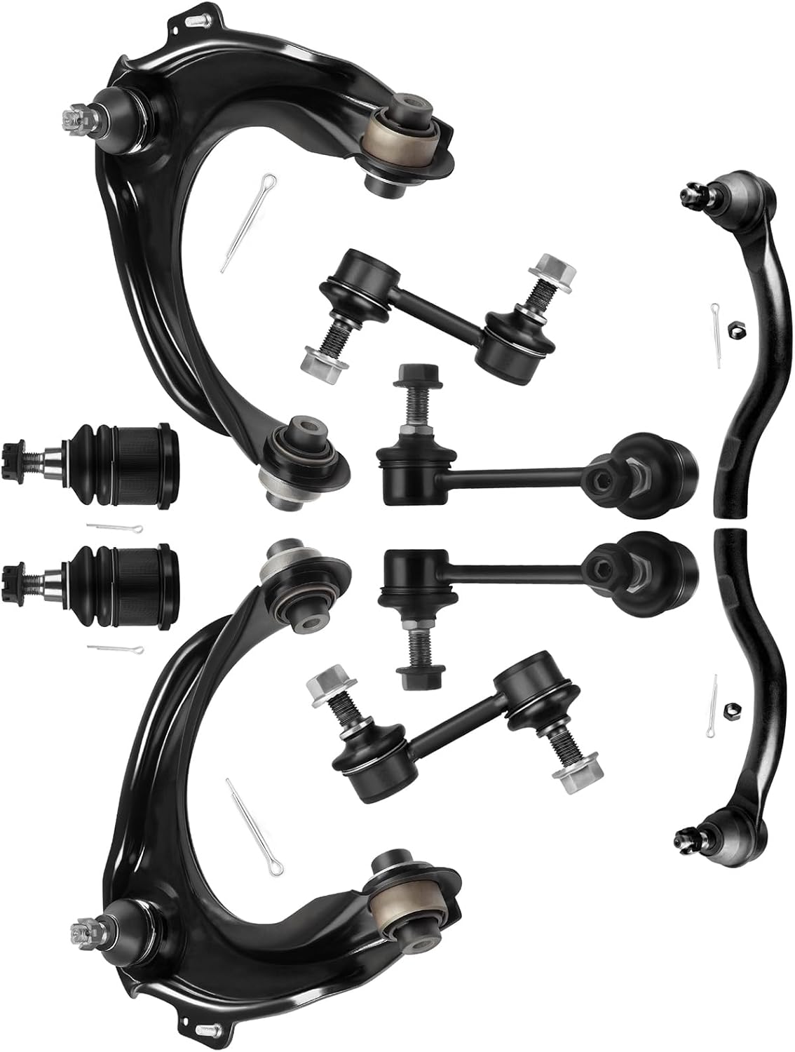 SCITOO 10-PC SET Suspension Kit for Accord Front Sway Bar End Link,Lower Ball Joint,Outer Tie Rod End,Rear Sway Bar End Link,Upper Control Arm And Ball Joint