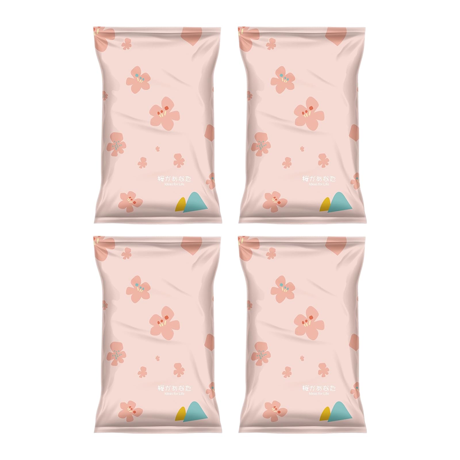 Of 4 Odors Proof Safe Storage Container with Double Layer Protections for Baby Clothes Family Items Garment Bag Home Store