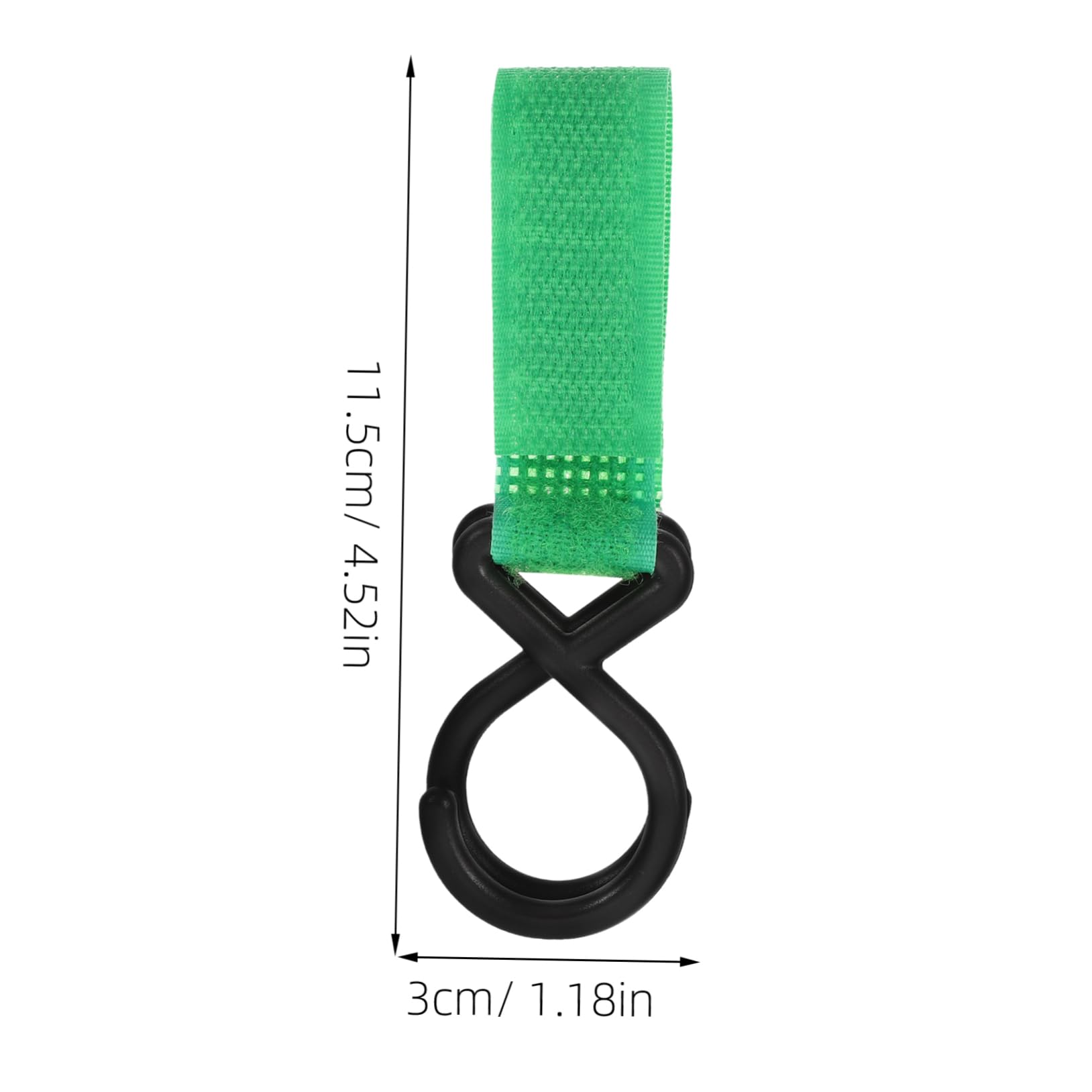 IWOWHERO 6pcs Universal Stroller Hooks Nylon Stroller Hooks for Hanging Bag Stroller Accessories Easy Install