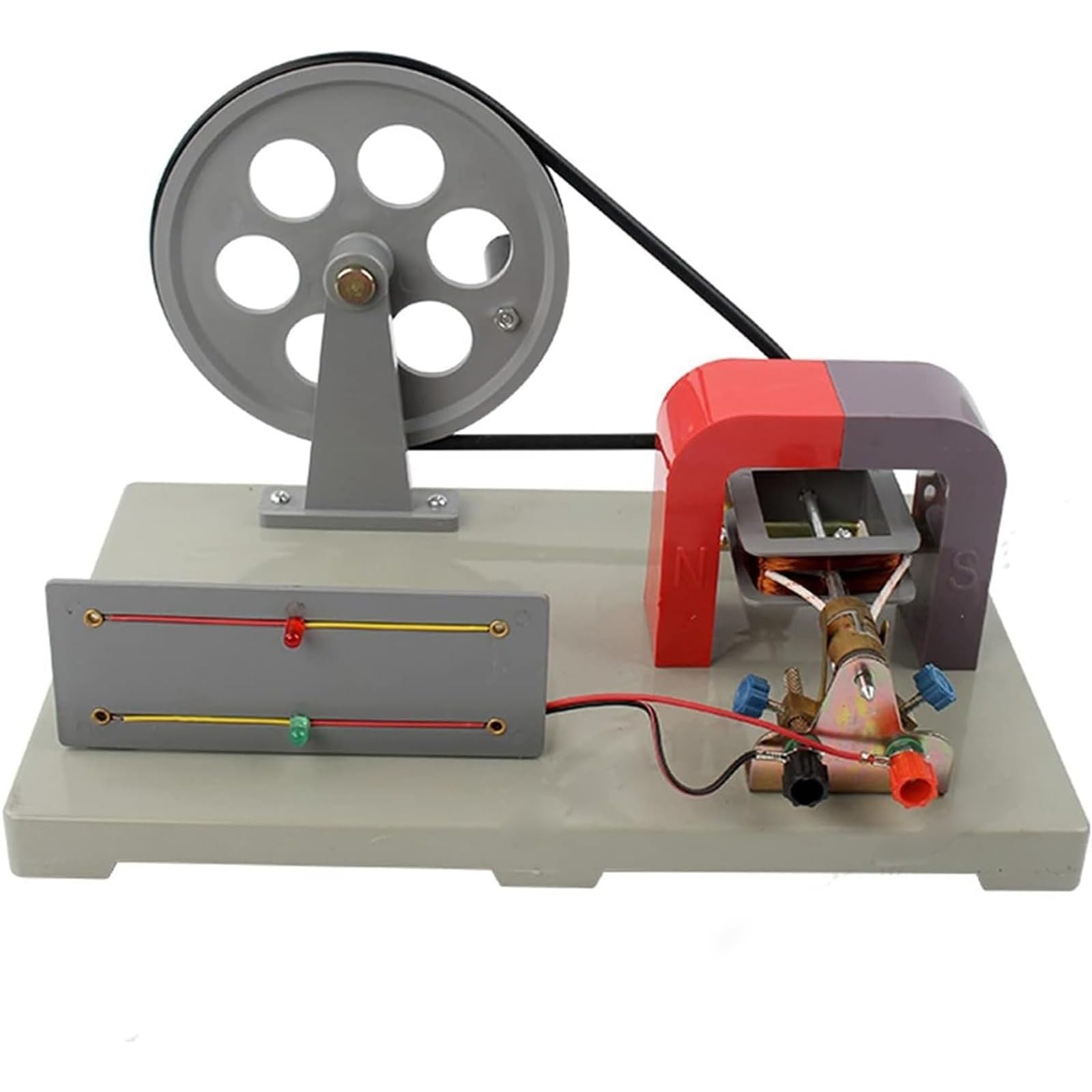 Handbetriebener Demonstrationsmotor, handgekröpfter Wechselstrom- und DC-Generator, elektromagnetisches Induktionsexperiment für Bildung und Forschung