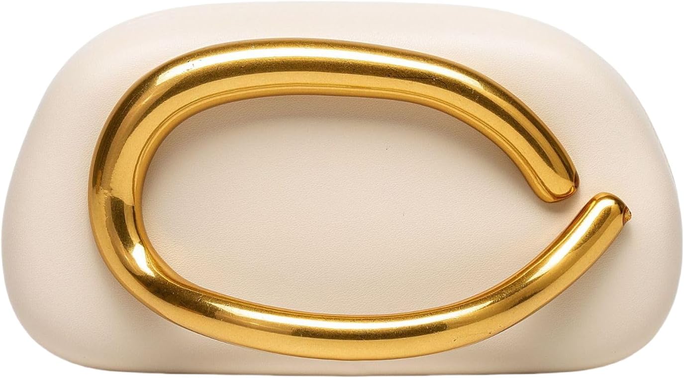 Evening Acrylic Clutch Purses for Women Evening Handbags Crossbody Purse PU Leather with Gold Oval Accent