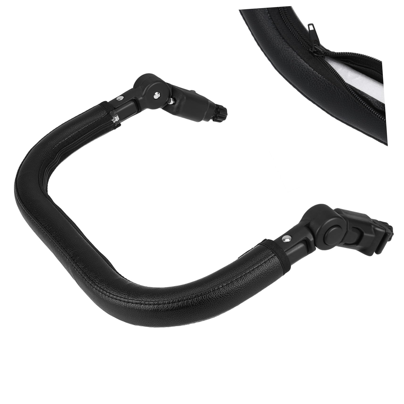 Reposabrazos para Cochecito Negro, Compatible Tubo de 3 Cm