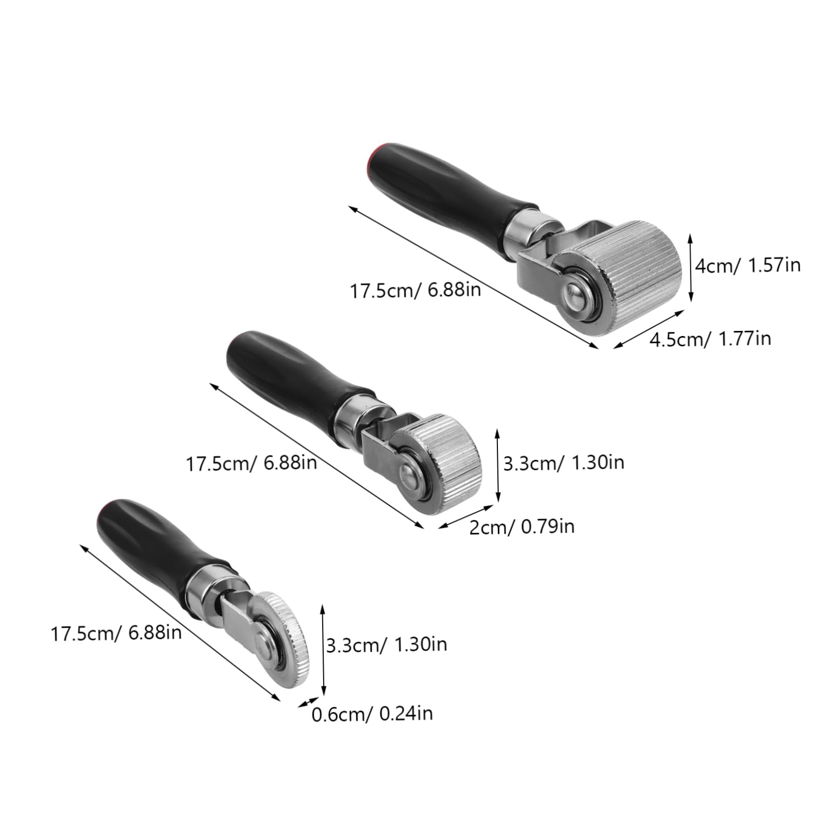 Cabilock Kit 3 Pezzi Strumenti per Riparazione Pneumatici con Rullo Compatto in Plastica e Metallo, Design Multifunzionale per Manutenzione Camion e Atv
