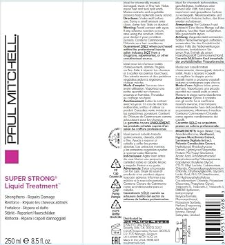 Paul Mitchell Super Strong Liquid Treatment 250 ml (Pack of 1)